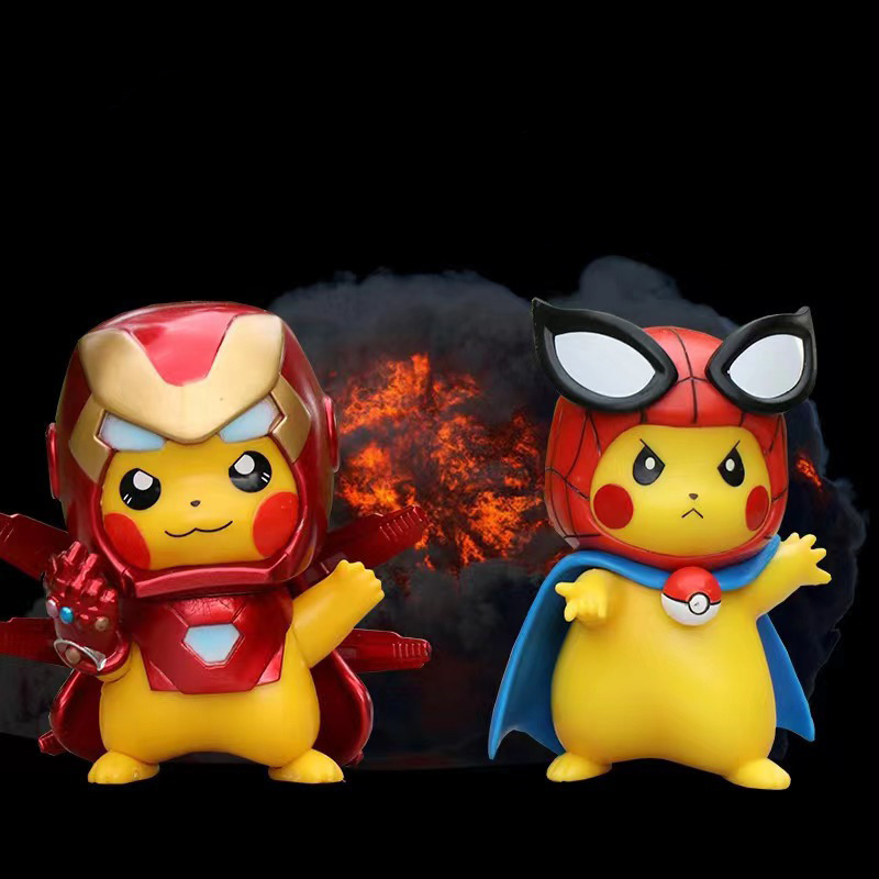 批发/代发漫威复仇者联盟4玩具蜘蛛侠皮卡钢铁侠手办灭霸模型盒装