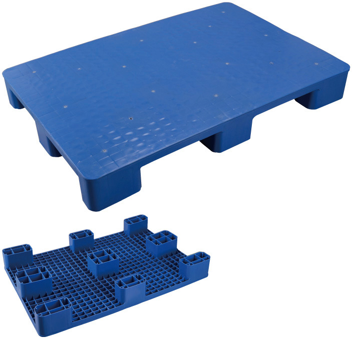 平板六脚单面塑料托盘尺寸:1000*500*130mm小号托盘栈板1005托盘