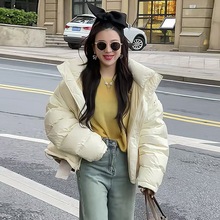 连帽加厚短款面包服女2025新款休闲百搭小众设计保暖加厚棉服外套