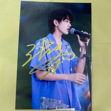 张极亲笔签名照 保真非印刷 时尚周边保真亲笔签名送同学生日礼物