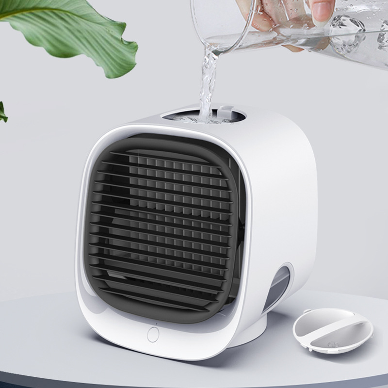 small fan Cross-Border New Arrival Desktop Air Cooler Usb Dormitory Office Mute Thermantidote Amazon Small Air Conditioner Fan