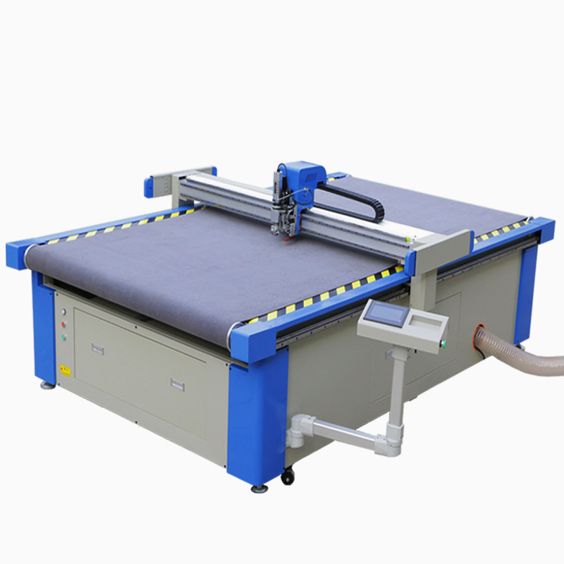 全自动无纺布裁切机皮革自动切断机植绒布切布机针织布电脑切割机