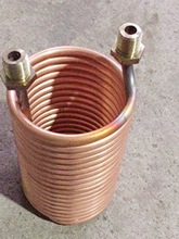 紫铜盘管非标螺旋弹簧铜管冷却循环冷凝管道蒸汽冷水机换热器