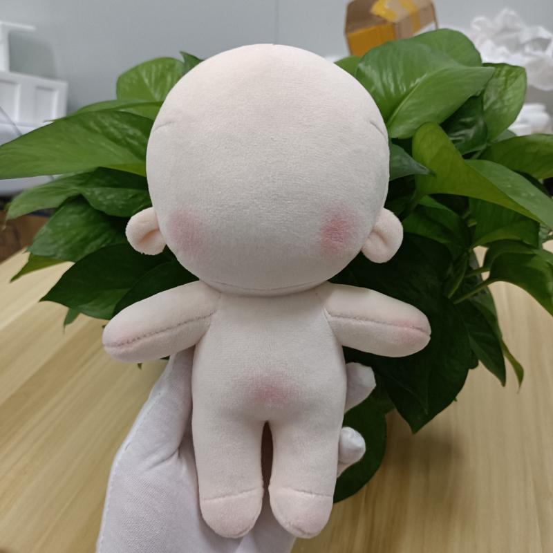 正常体胖胖体素娃15cm20cm素体娃全新现货棉花娃娃手作原创娃体