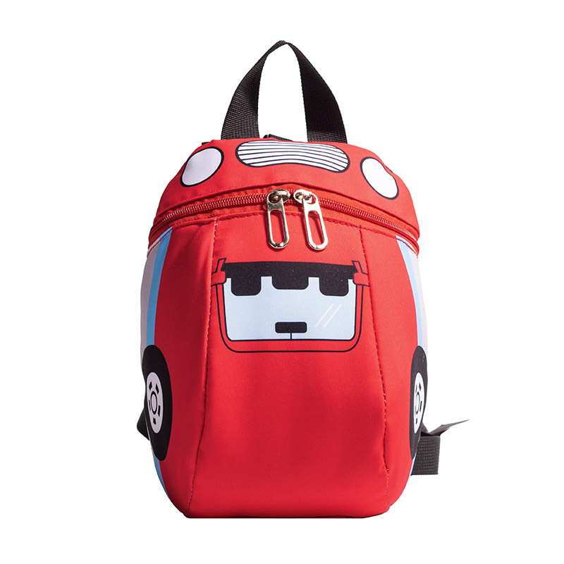 Children's Bag Cartoon Car Cartoon Backpack Kindergarten Baby Going out Play Accessories Anti-Lost Backpack