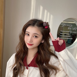 新款日韩可爱卡通西瓜束发带西瓜造型洗漱发带洗脸化妆发箍束发女