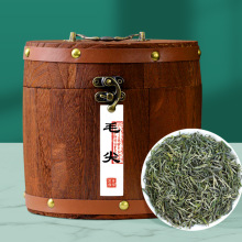 毛尖茶叶250g高山绿茶春茶明前嫩芽手工毛尖木桶茶叶礼盒装送礼品