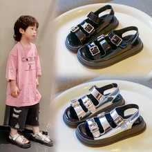 男童鞋凉鞋2024夏季新款时尚软底儿童鞋子男孩运动露趾款女童鞋