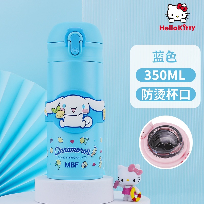 Vacuum Cup for Girls Good-looking Hellokitty Water Cup Hello Kitty Student Bounce Cover Direct Drink Cup Cute Portable