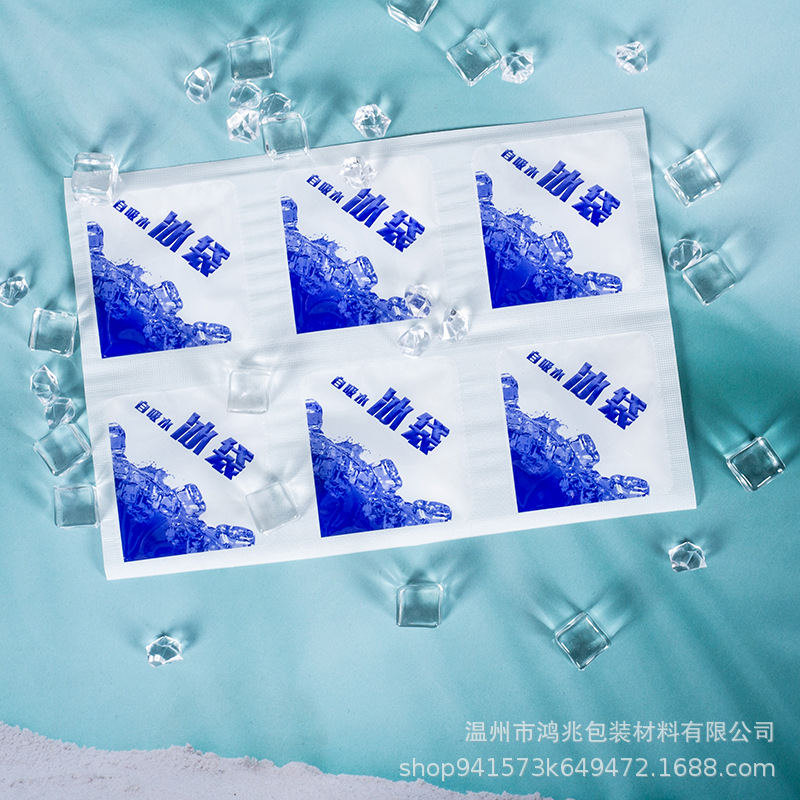 Ice Pack Wholesale Disposable Self-Absorbent No Water Injection Express Dedicated Repeated Use Insulation Frozen to Keep Fresh Spot