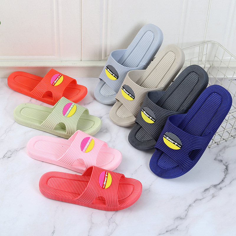 Slippers Men's New Simple Couple's Home Slippers Men's and Women's Non-Slip Hotel Bathroom Bath Slippers Slippers Women's