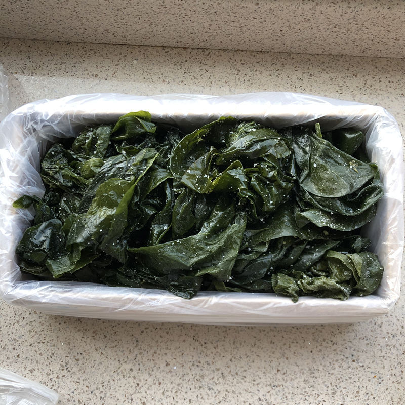 5斤盐渍海带边批发整箱3斤海带片2020年新货好大头袋装昆布边