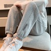 Sports pants Plush thickening Paige Show thin Haren pants ins Little leisure time sweatpants  fA5ms2W7