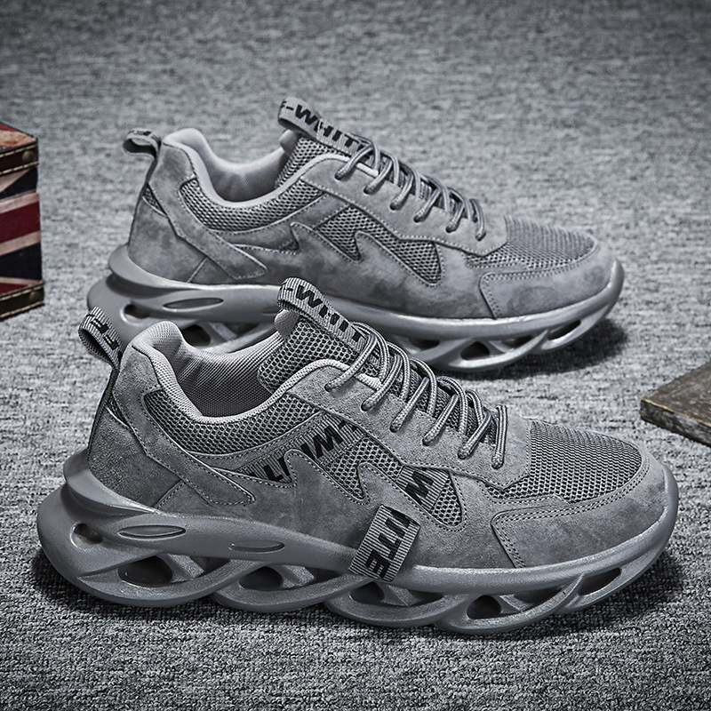 男鞋2023新款运动鞋真爆米花夏季透气跑鞋休闲老爹潮鞋直播爆款