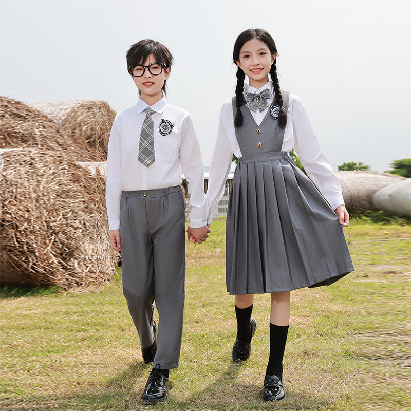 儿童合唱运动会演出服小学生班服英伦风西装幼儿园校服毕业照套装