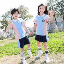 幼儿园园服夏装演出服英伦风儿童校服学院风毕业服夏季小学生班服