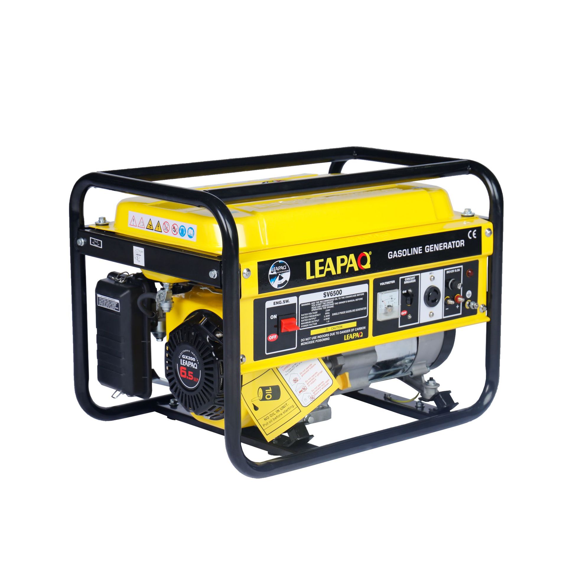 厂家直供家庭医院企业工程应急用汽油发电机便携低油耗发电机