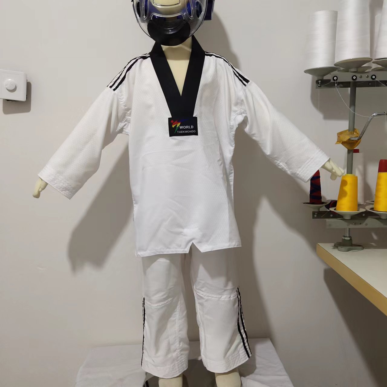 跆拳道阿道服高端迪比赛服战斗服儿童成人竞技服wt道服可印logo