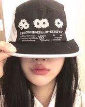 韩国小众雏菊平沿帽2023秋季新品男女同款街头字母鸭舌帽棒球帽子