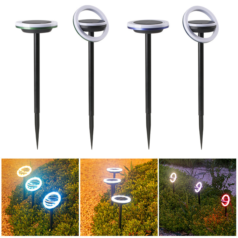 solar energy lawn lamp outdoor yard lamp ground plugged light garden layout villa decoration lighting landscape small night lamp