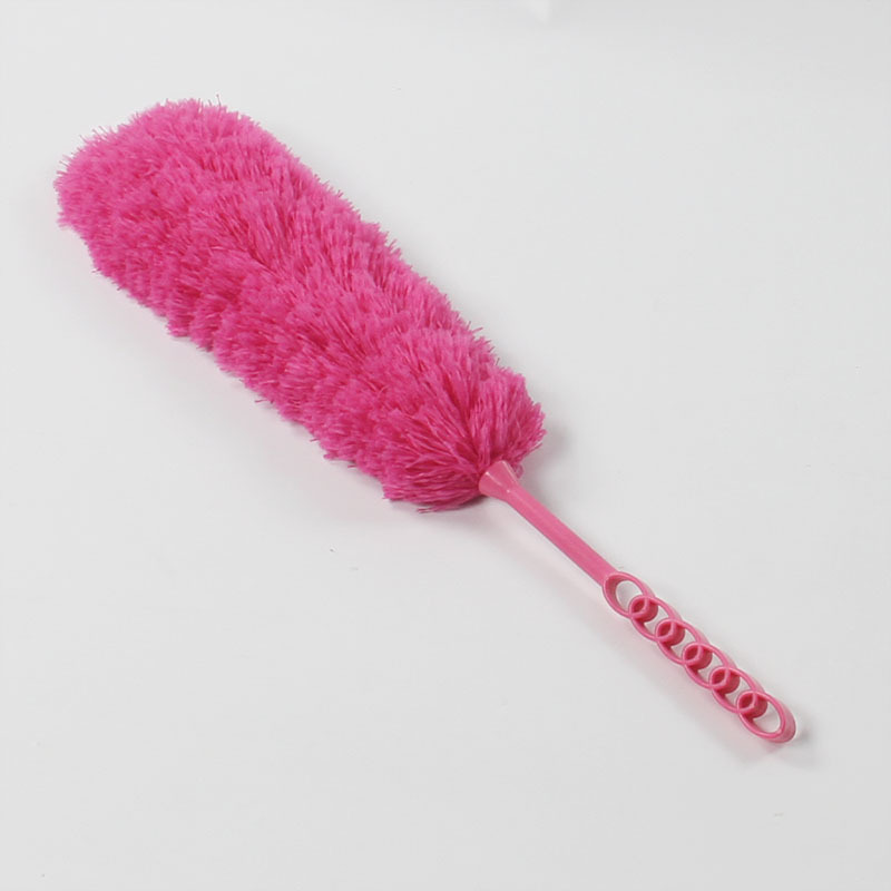 Factory Direct Sales New Six-Ring Handle Fiber Duster Dust Brush Dust Removal Thickened Fiber Cleaning Desktop Duster Duster