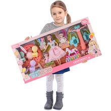 套装大礼盒娃娃巴比娃娃女孩玩具公主洋娃娃送礼生日过年礼物礼品