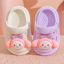 儿童洞洞鞋夏季外穿可爱卡通男女童宝宝软底防滑两穿幼儿园凉拖鞋