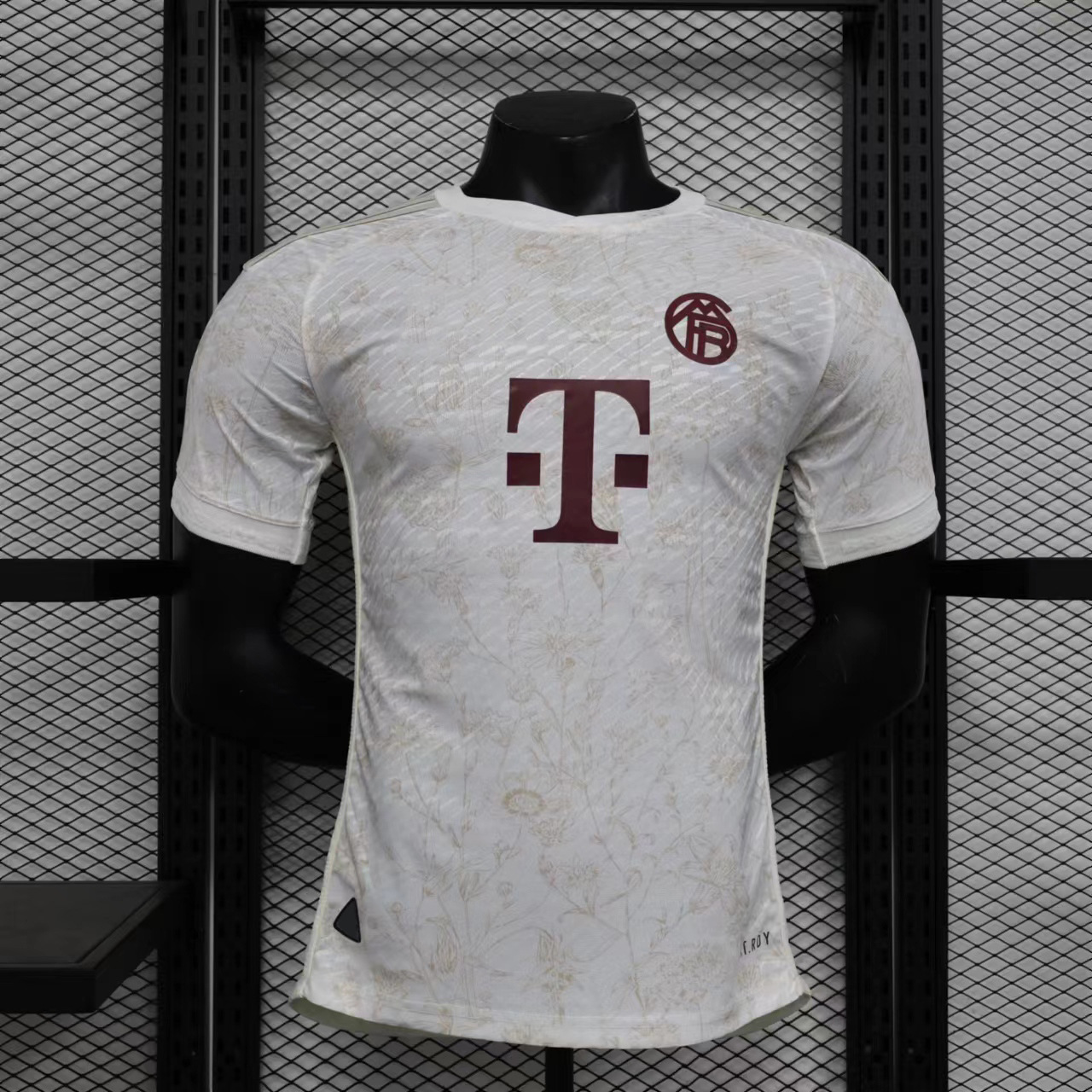 一件代发2324拜仁第二客场球衣球员版印号印字速干9号凯恩足球服