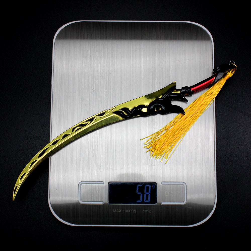 王者兵器周边手办 澜鲨之猎刃合金武器模型玩具18cm22厘米对装