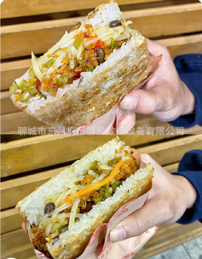 网红锅巴机湘西土匪锅巴机器商用摆摊燃气款锅巴机