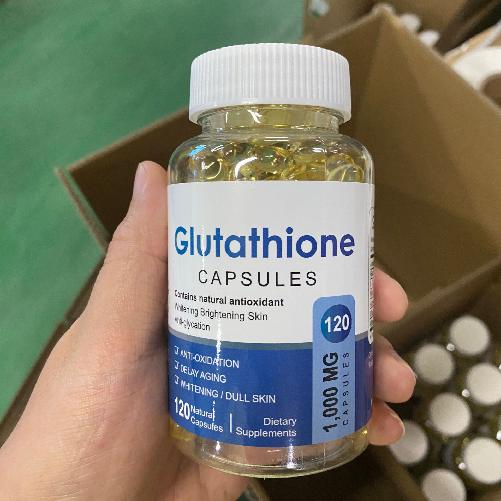 现货谷胱甘肽软胶囊跨境皮肤胶囊 skin whitening capsules 美肤