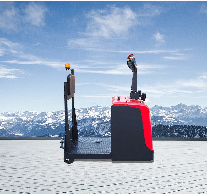 顺睿2吨3吨蓄电池牵引车搬运车工厂车间电动转运车物流电瓶拖车头