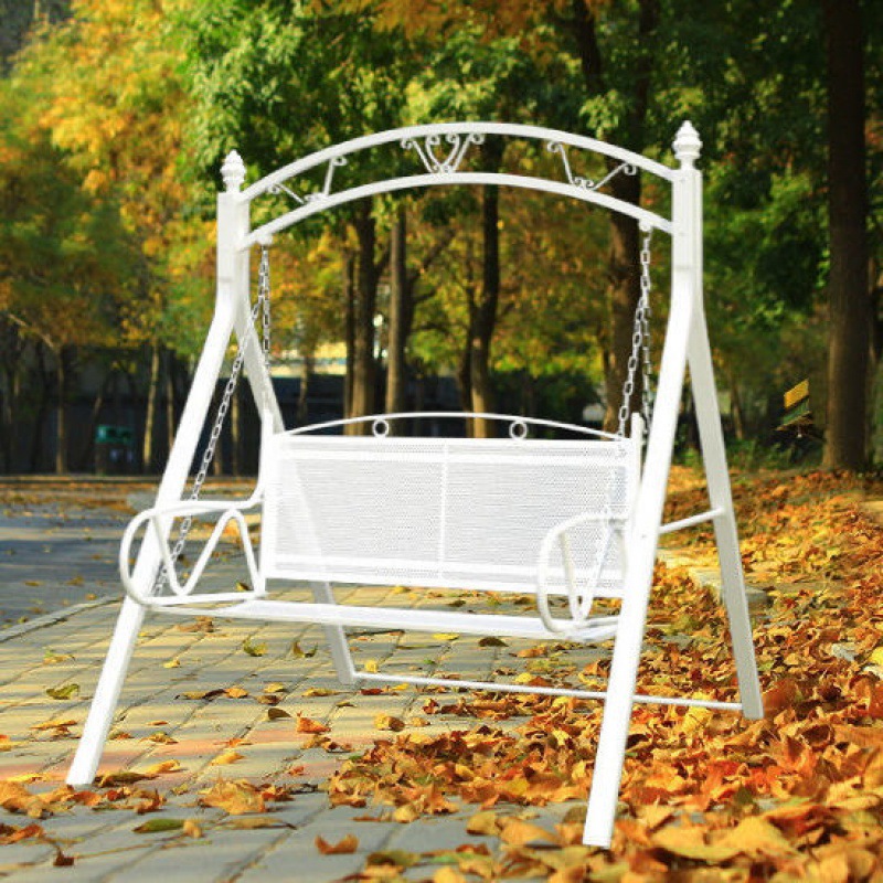 秋千摇椅铁艺庭院吊椅户外家用双人室内外阳台儿童成人加厚椅