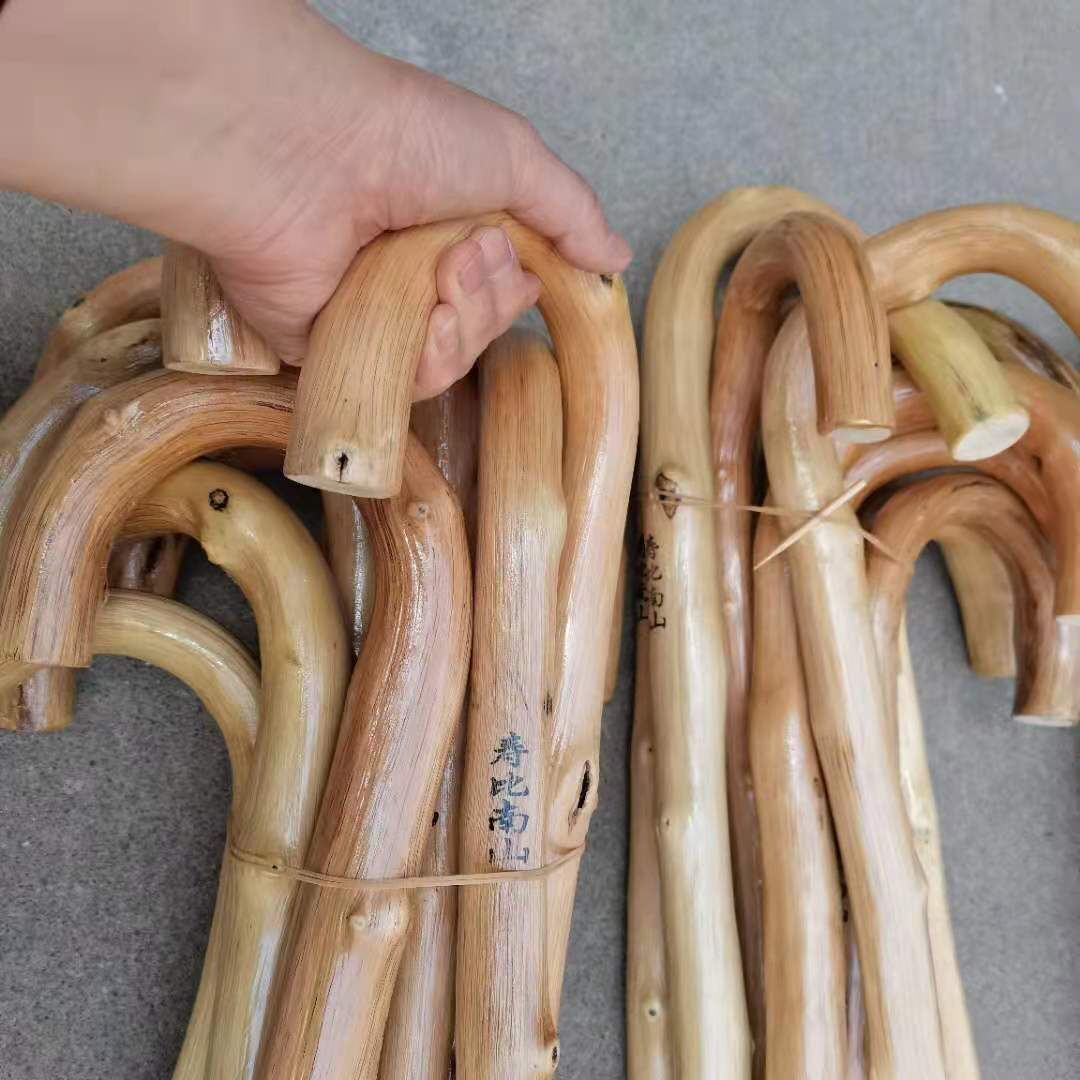 白藤拐杖 植物藤条拐杖花藤拐杖批发旅游景区拐杖