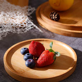 水果试吃盘带盖店用透明玻璃罩面包甜品蛋糕盖点心展示托盘品尝盘