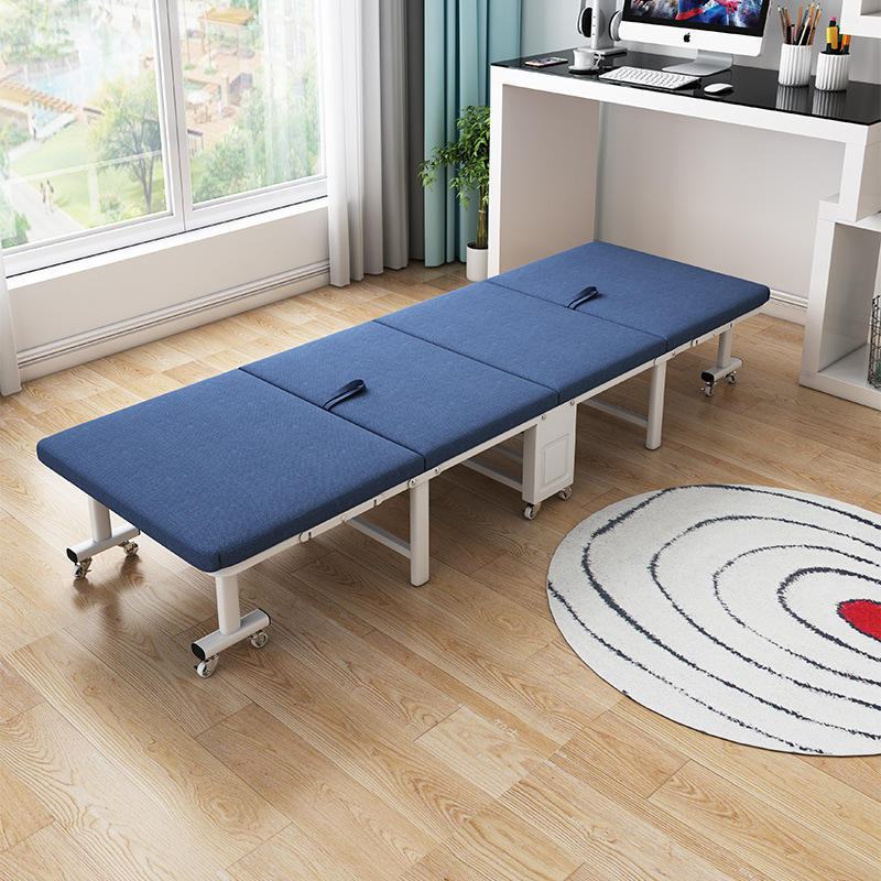 【一件代发】四折海绵折叠床办公室单人午休午睡床陪护床