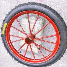 实心轮子斗车轮胎建筑工地斗车轮子充气轮子推车轮斗车轮