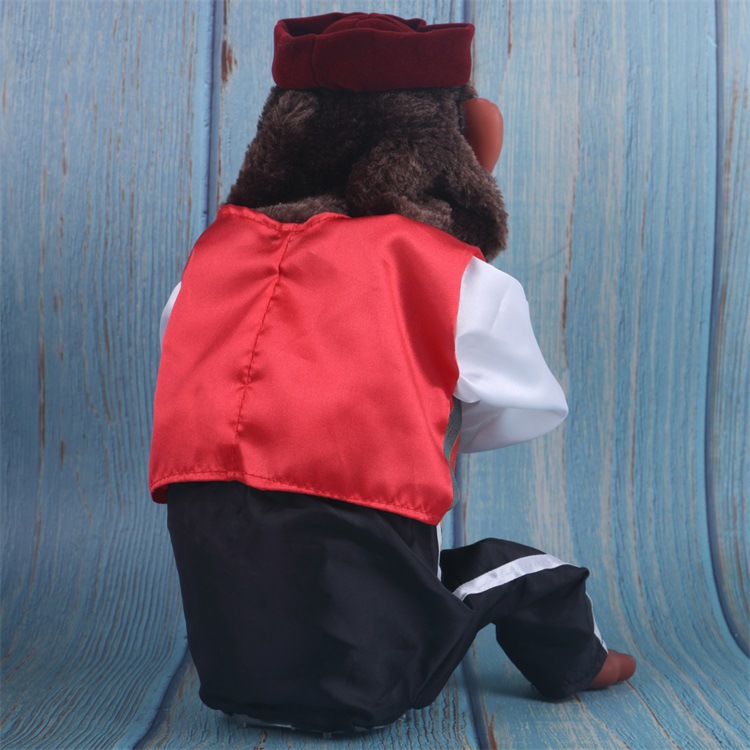 节庆礼品创意礼品玩具敲锣猴子猩猩圣诞节万圣节表演摆件发声道具