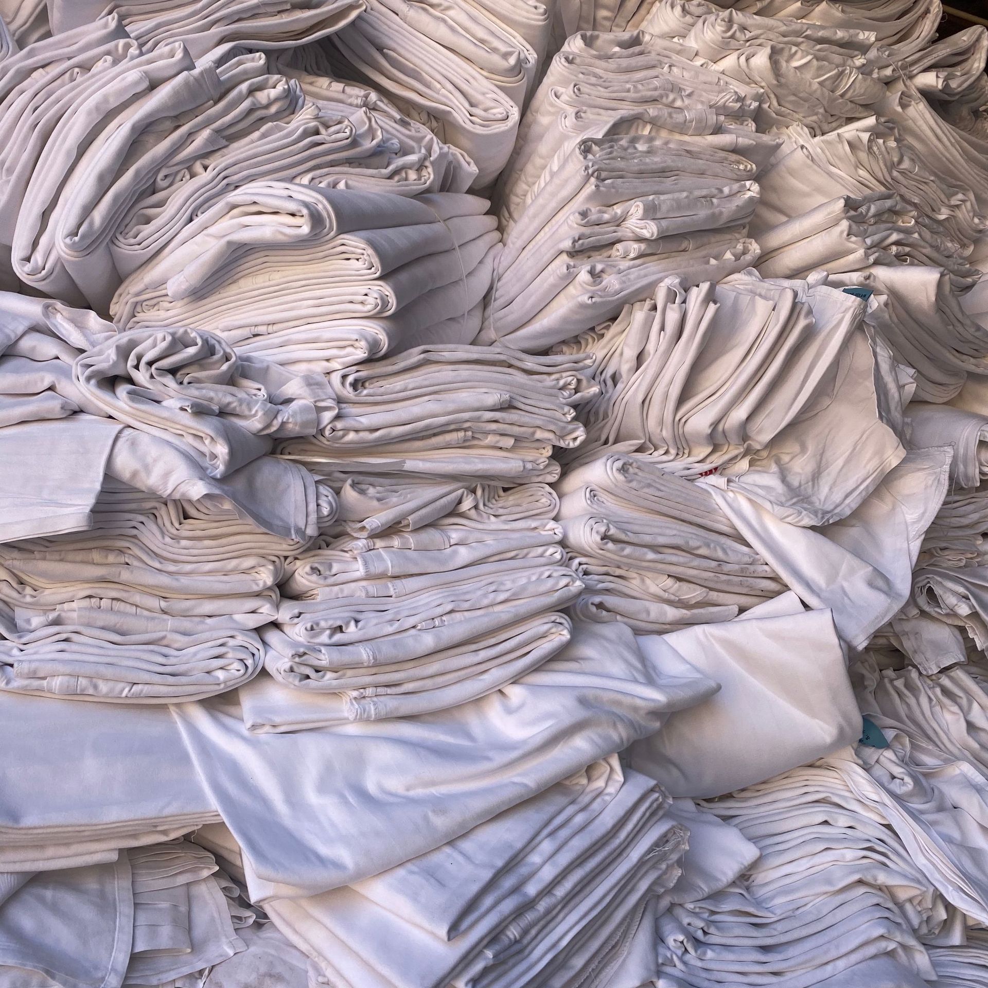 白色擦机布纯棉白床单不掉毛工业抹布废布碎布擦拭布