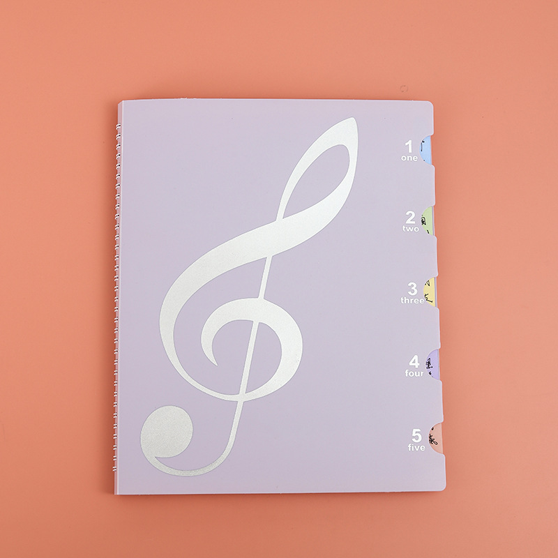 Multi-Function Change Music Folder Folder Color Inner Page Piano Score Music Folder Sub-Can Modify 20 Pages Pregnancy Test Book Sheet Music Folder Music Folder