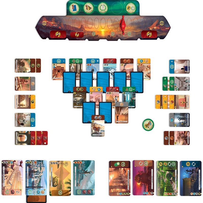 7 Wonders Duel New Popular English Board Game Miracle Duel