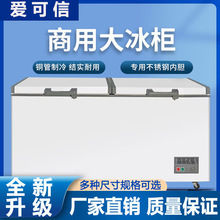 铜芯商用冰柜大冰柜大容量全冷冻星星卧式雪糕柜急冻冷柜