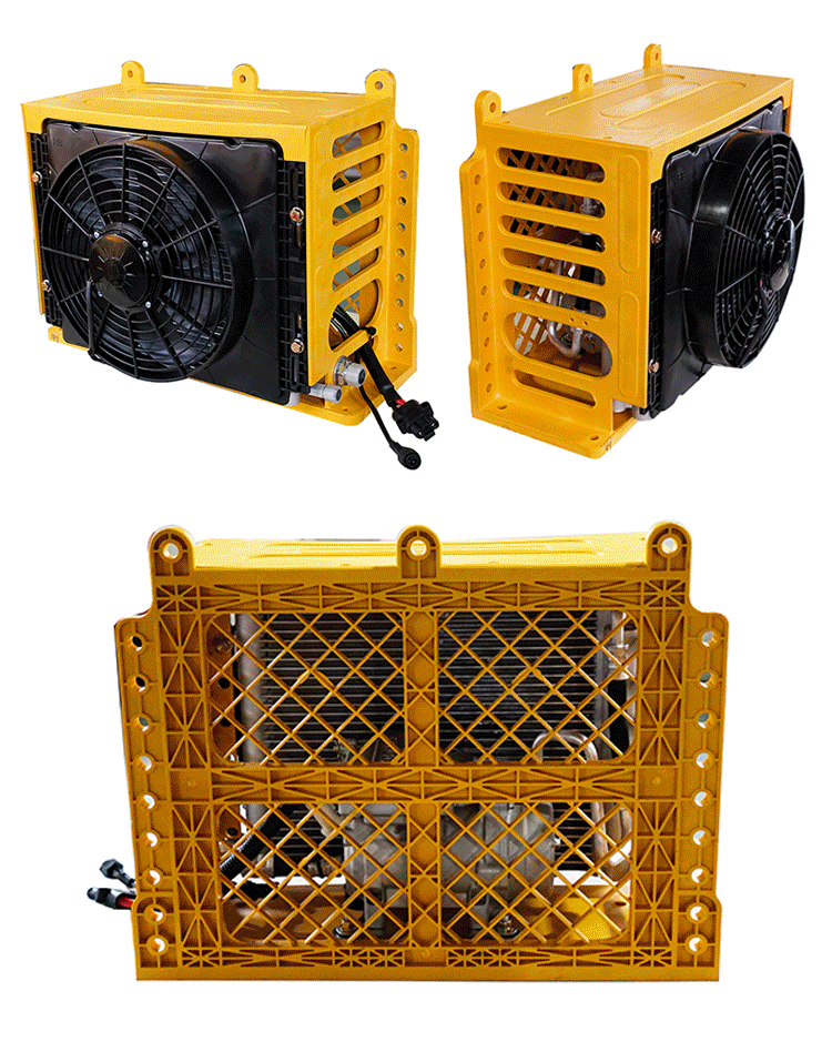 驻车空调房车挖机新能源电动铲车空调车载空调12v24v大型货车空调