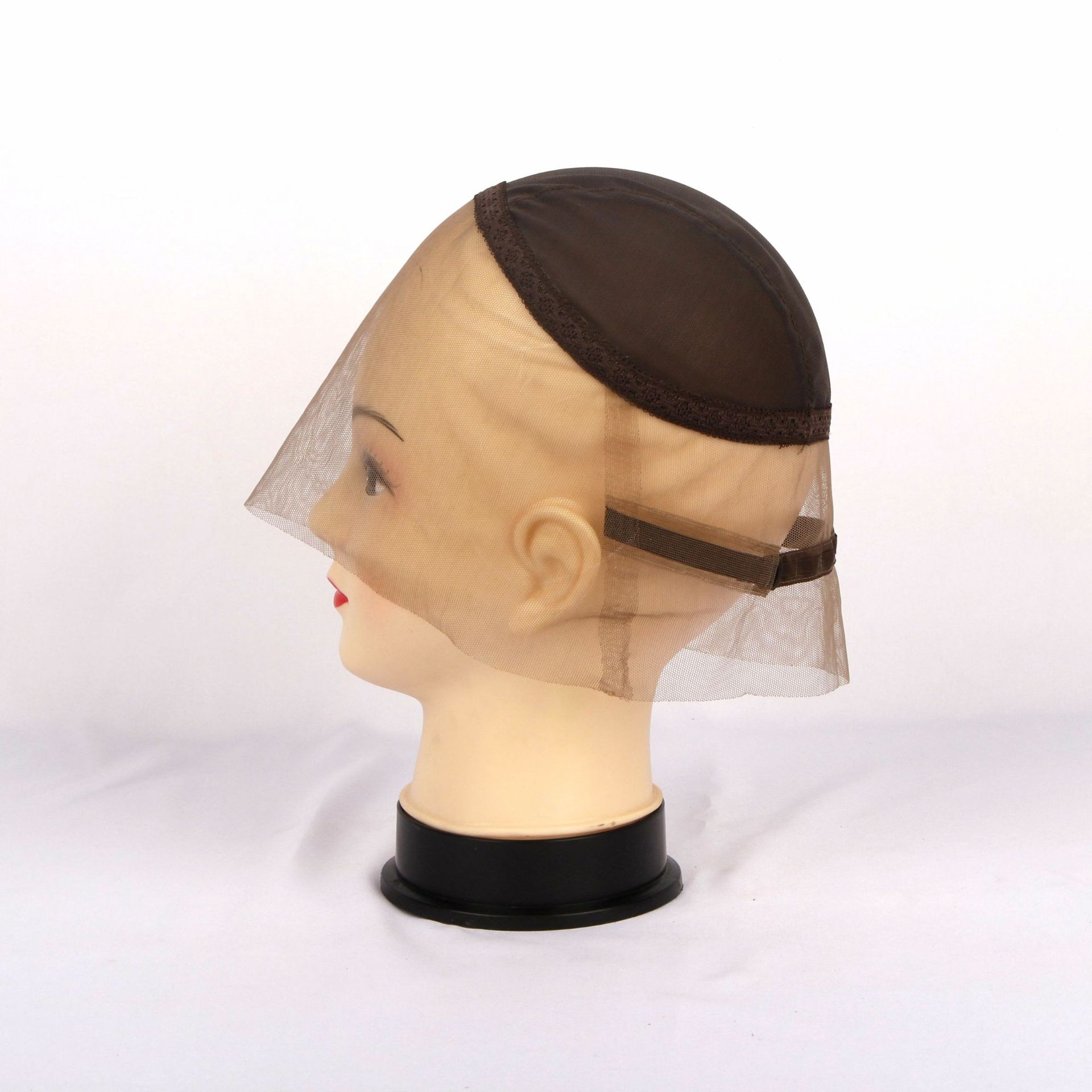 假发网帽蕾丝发网弹力头套帽皮假发辅料网底内网批发360手织网帽