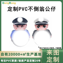 潮玩不倒翁摆件开模定制创意盲盒公仔卡通动漫IP设计PVC不倒翁摆