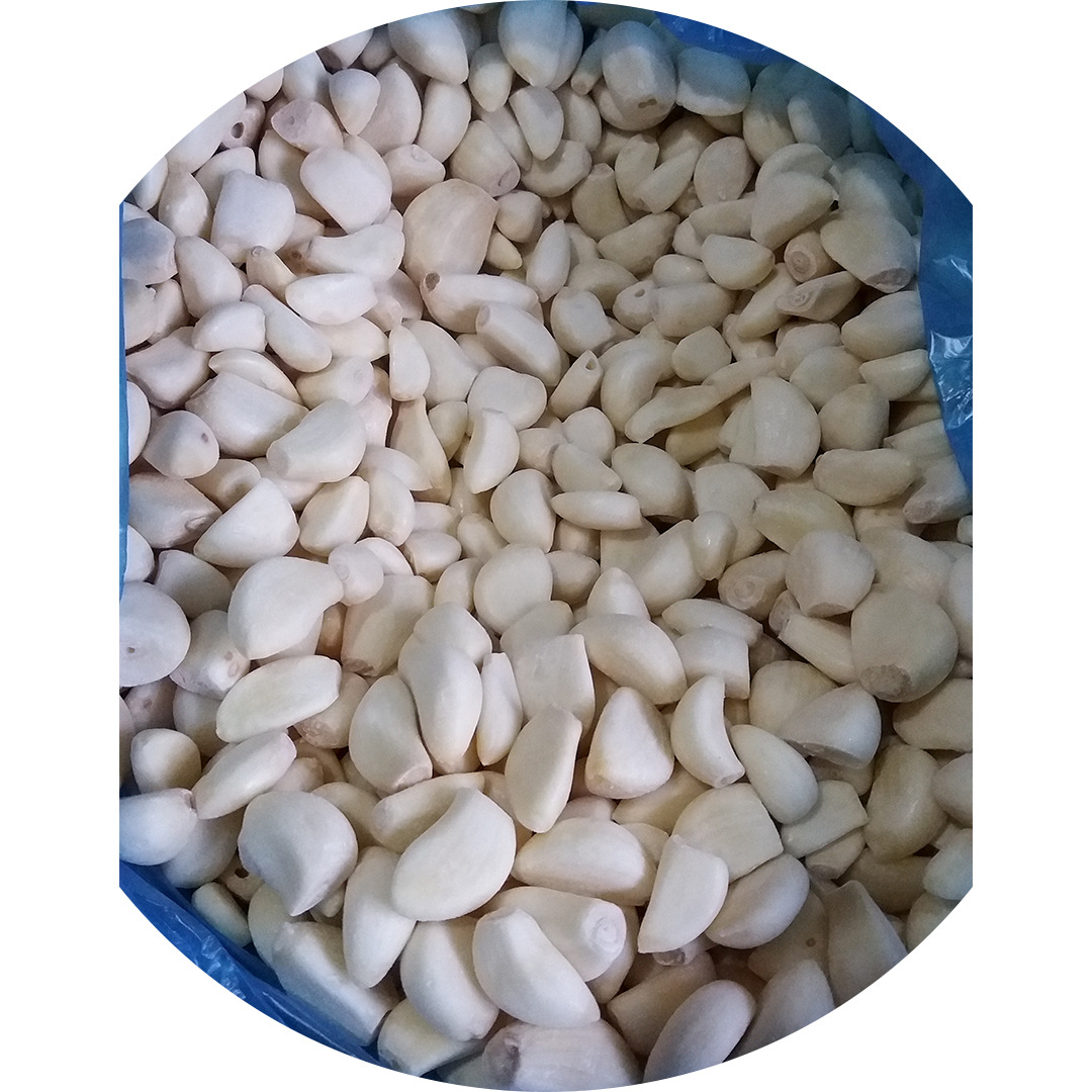 热销韩国冷冻蒜米 10kg纸箱散装iqf单体速冻去头大蒜米-阿里巴巴