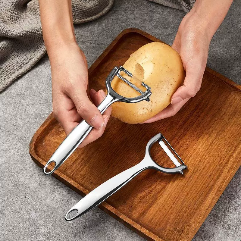 鸿俊达锌合金削皮刀厨房瓜刨水果去皮器土豆削皮器多功能刮皮刀