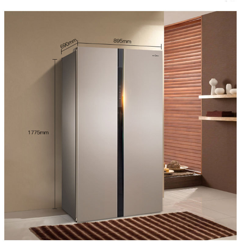 美的冰箱535升大冷动力风冷无霜 手机遥控 对开门 bcd-535wkzm(e)