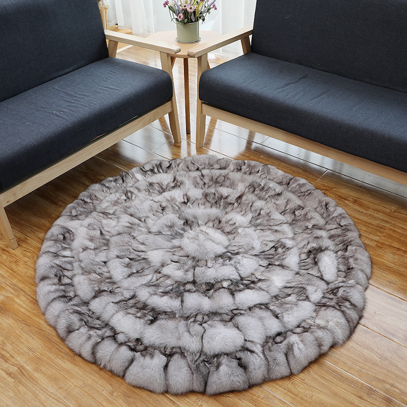 狐狸毛皮地毯