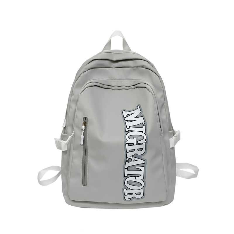 Backpack Girls' Japanese Large Capacity Bag 23 New Campus Wholesale Letter Simplicity High School Student Schoolbag